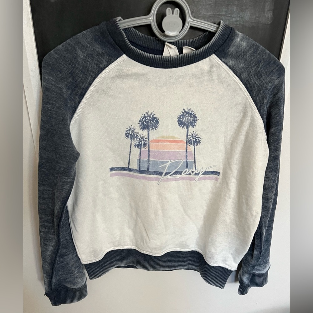 Roxy Girls Palm Sunset Light weight sweatshirt